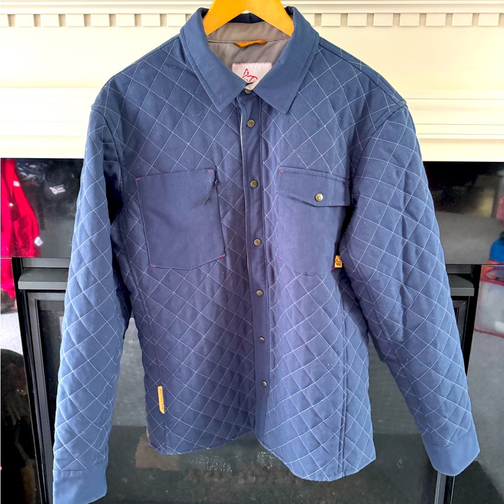 Western Rise Quilted Shirt Jacket - Medium